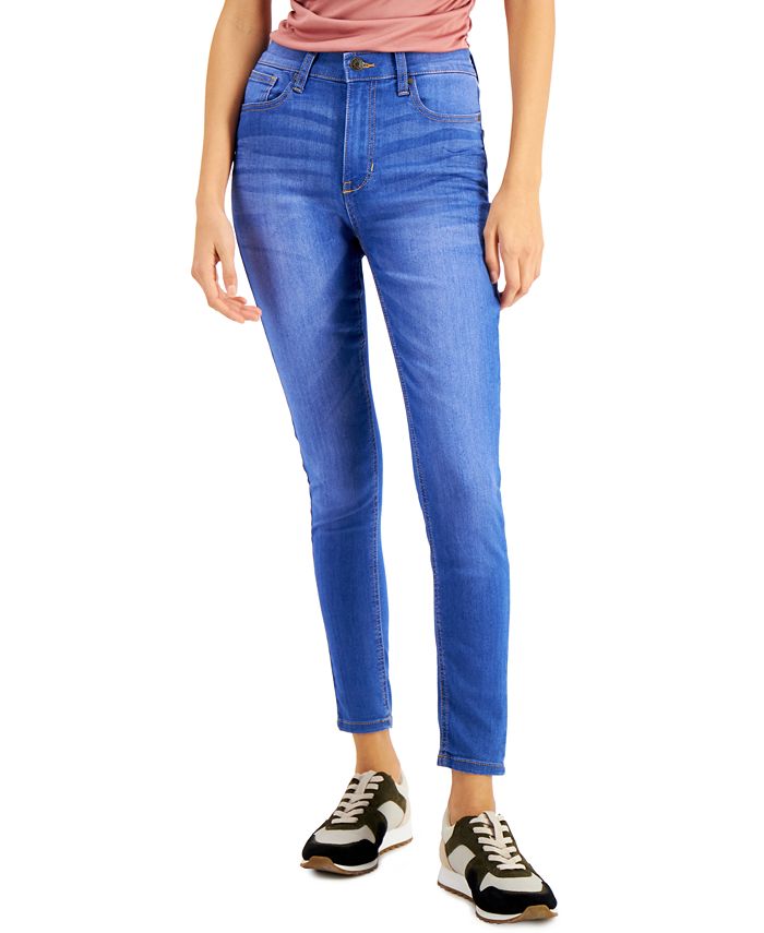 Celebrity Pink Juniors' High-Rise Skinny Ankle Jeans - Macy's