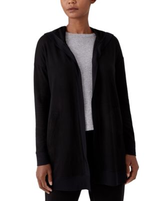 Eileen fisher hooded cardigan online