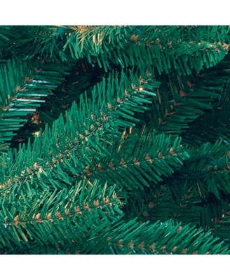 7.5' Dunhill&reg; Blue Fir Hinged Tree with Clear Lights