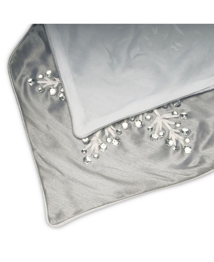 National tree company 13 x 72 table runner with snowflake design macy s