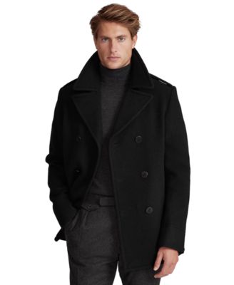 polo ralph lauren men's polo melton peacoat