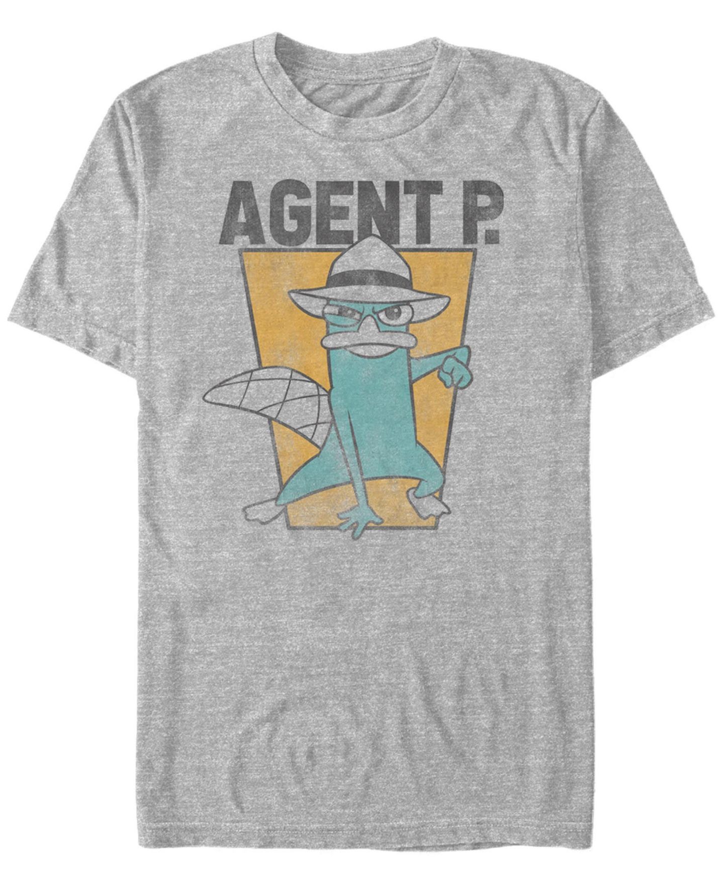 Мужская футболка Fifth Sun Phineas and Ferb Agent P Short Sleeve, цвет: Меланжевый — фото 1