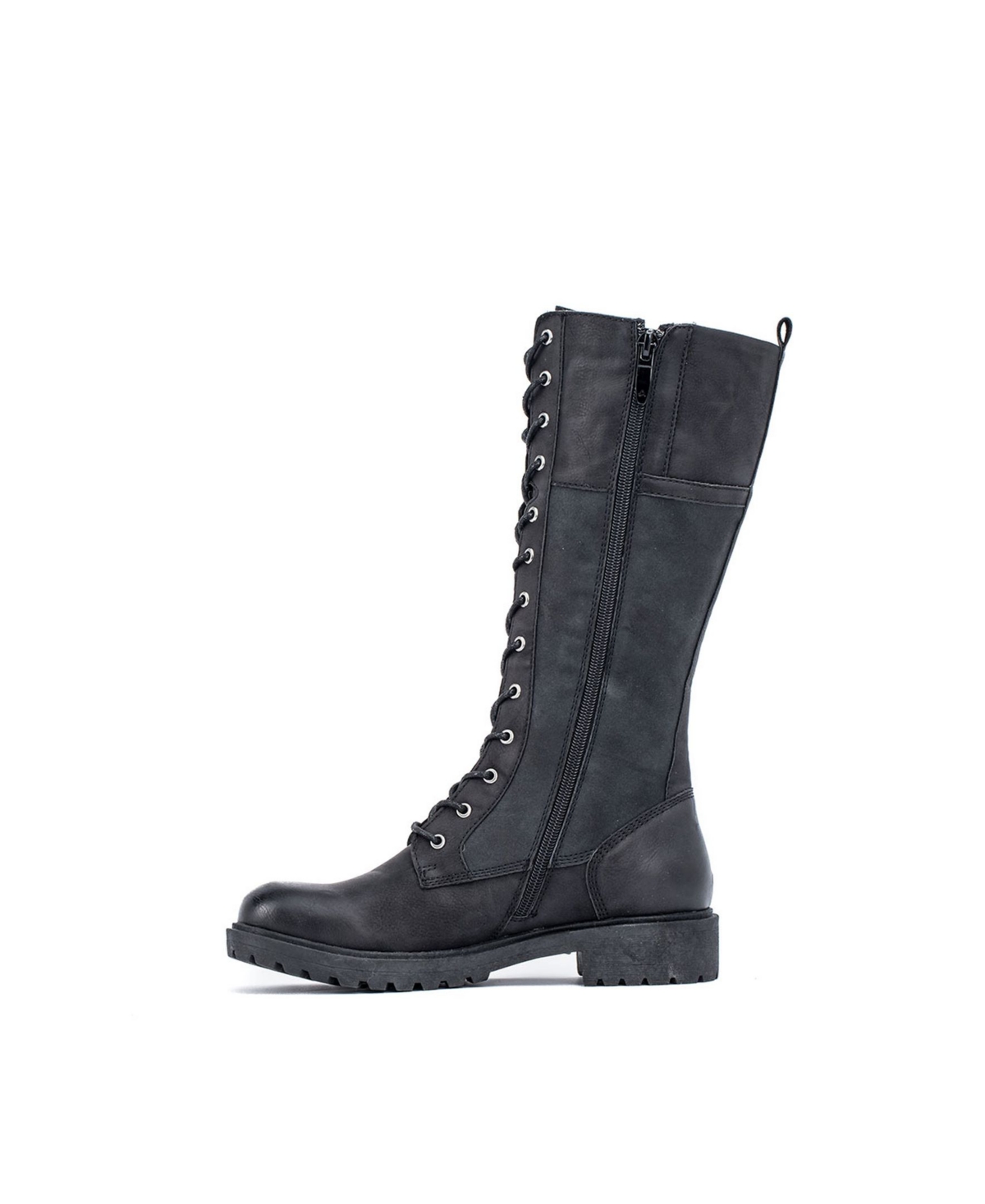 Gc Shoes Women's Hanker Combat Lace Up Knee High Boots
