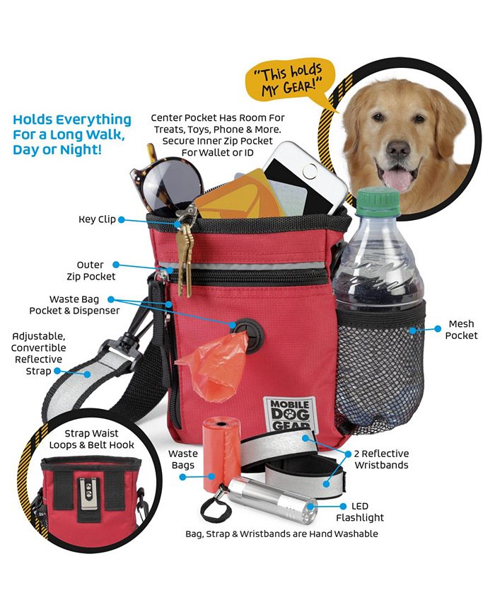 Mobile Dog Gear Bundle Day and Night Walking Duffle Backpack Set, 8