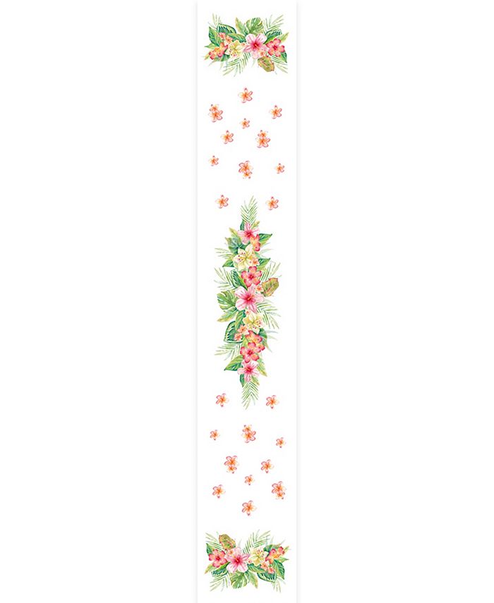 Laural Home Tropical Island 13x90 Table Runner - Macy's