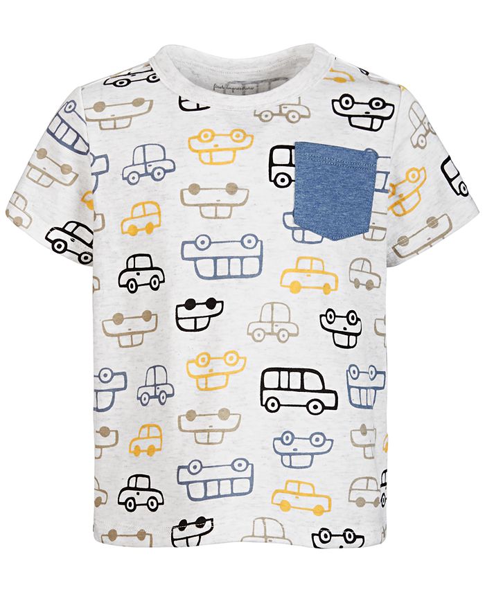 First Impressions Baby Boys Traffic-Print T-Shirt, Created for Macy's ...
