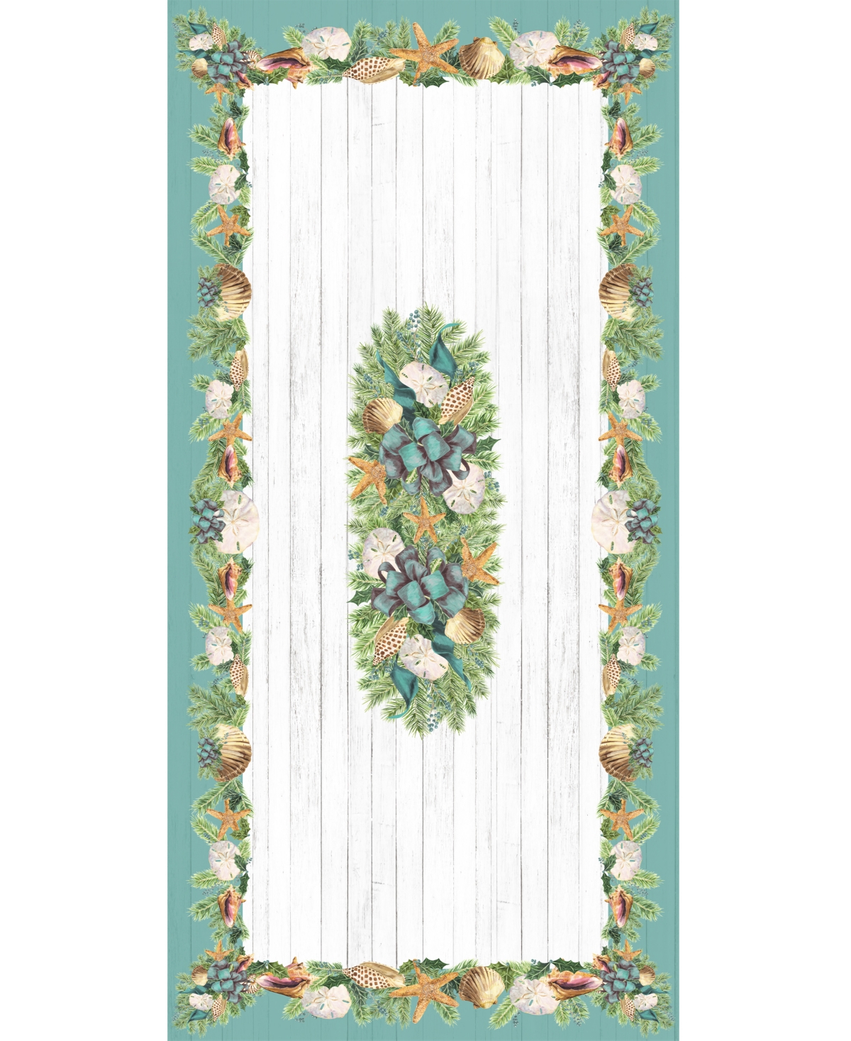 Laural Home Simply Christmas Tablecloth 70 x 84