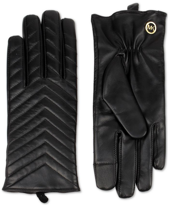 Michael Kors Women's Quilted Leather Gloves & Reviews - Macy's