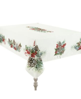 Winter Garland Tablecloth -70"x 84"