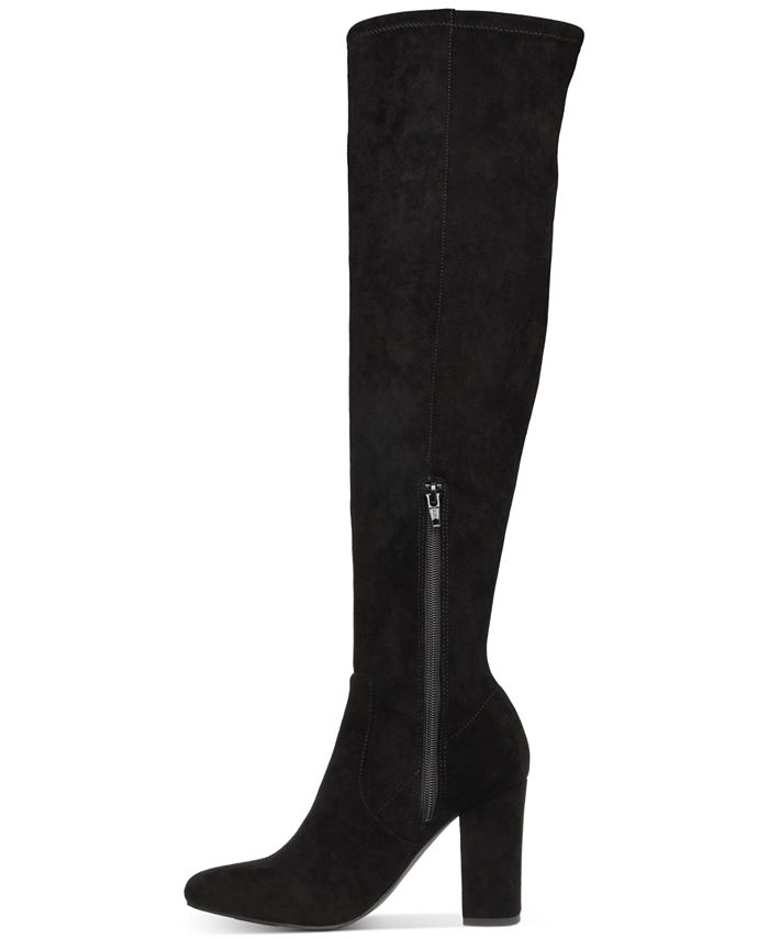 Wild Pair Bravy Over-The-Knee Stretch Boots, Created for Macy's ...