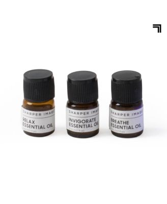 Sharper Image Diffuser Ultrasonic Aromatherapy Wood Lid and Ceramic LED with Sound 150mL