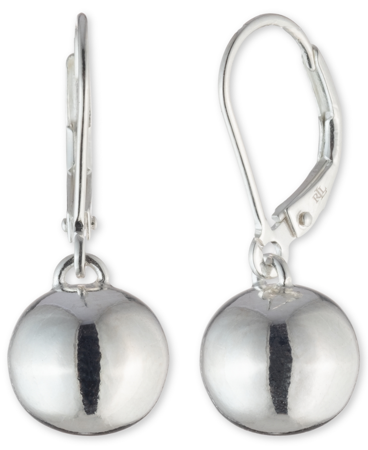 Lauren Ralph Lauren Bead Drop Earrings In Sterling Silver