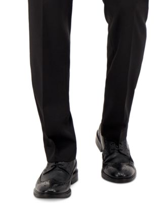 Pantaloni Da Sposa Slim Fit In Seersucker Kenneth Cole Uomo, Blu, 31W X