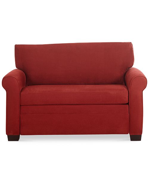 Furniture Kenzey 55&quot; Fabric Sofa Bed Twin Sleeper, Created for Macy&#39;s & Reviews - Furniture - Macy&#39;s