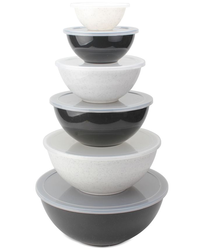 Enchante Cook With Color 12Pc. Mixing Bowl Set Macy's