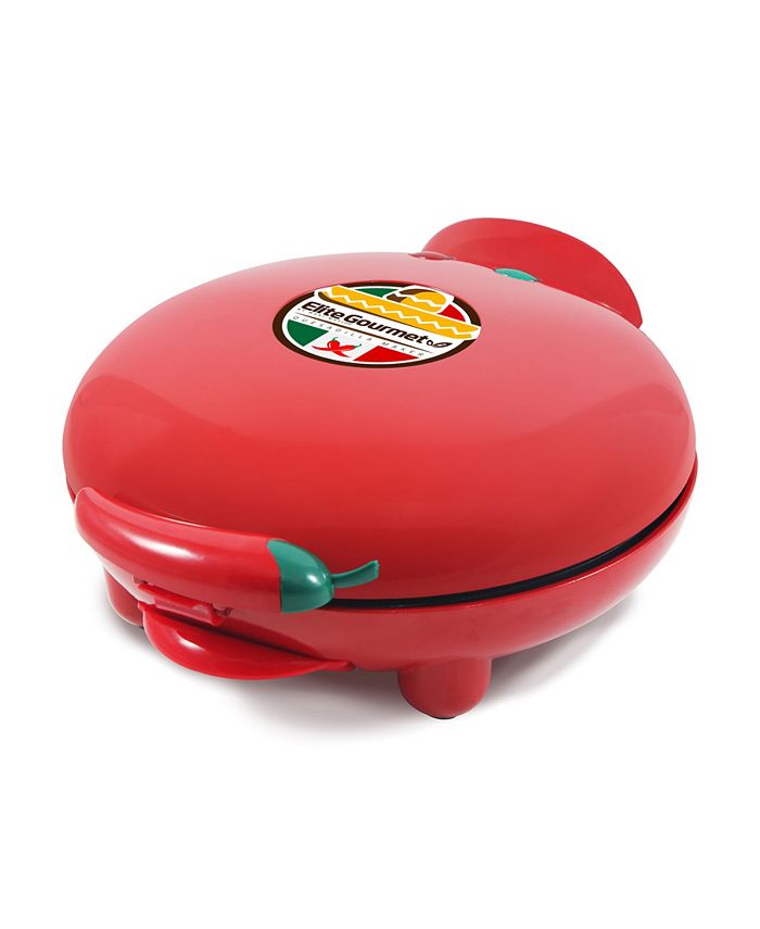 Elite Gourmet 8inch Nonstick Mexican Taco Tuesday Quesadilla Maker