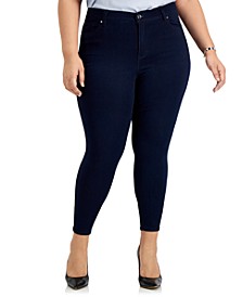 Trendy Plus Size Skinny Ankle Jeans