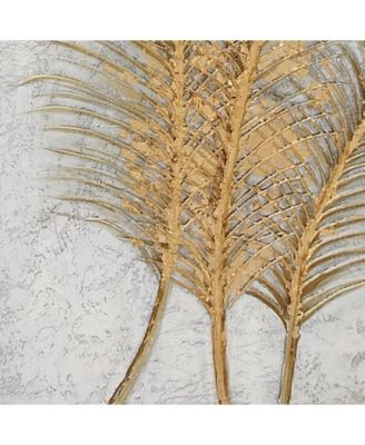 by Cosmopolitan Gold Glam Canvas Wall Art, 48 x 36