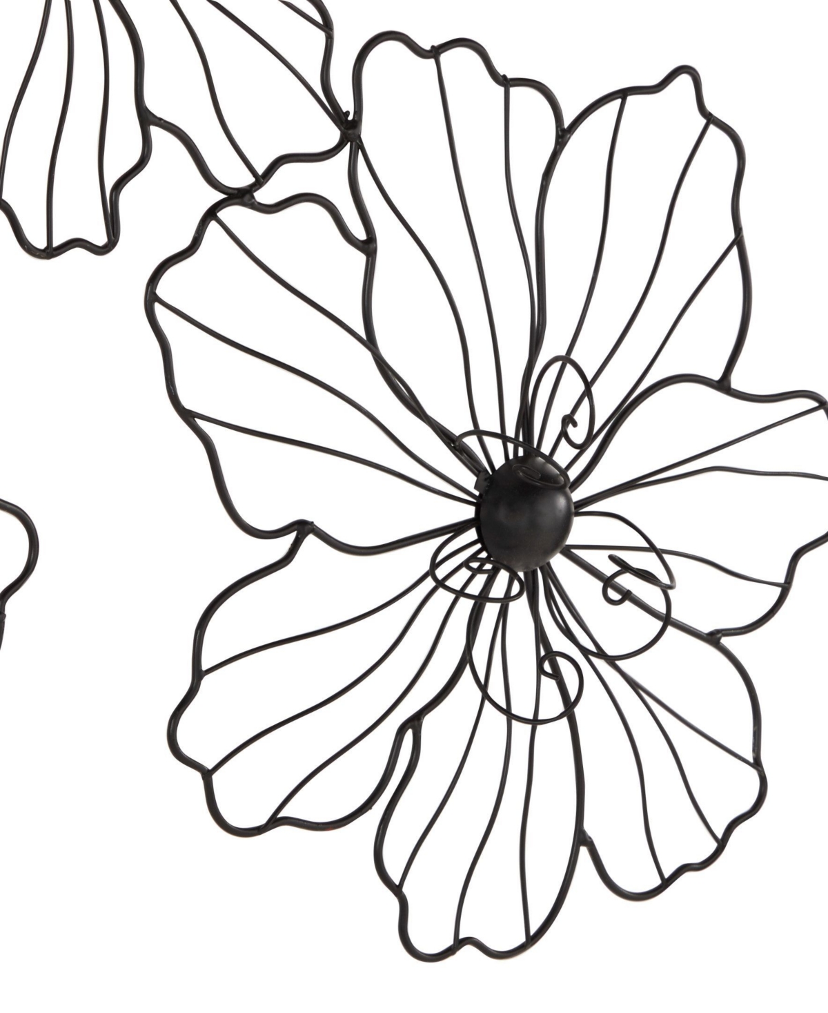 CosmoLiving by CosmopolitanMetal Modern Floral Wall Decor, 43