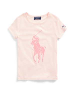 image of Big Girls Pink Pony Graphic Tee