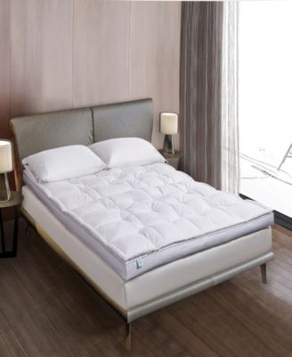 3'' White Down Top Featherbed, Queen