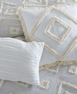 Astonishing Rukai Clip Jacquard Gauze 5 Piece Comforter Set, Full/Queen