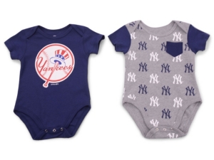 Outerstuff Infant New York Yankees Pocket 2-Pack Bodysuit Set