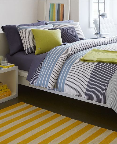 Lacoste Home CLOSEOUT! Lacoste Aventin Bedding Collection, 100 Cotton