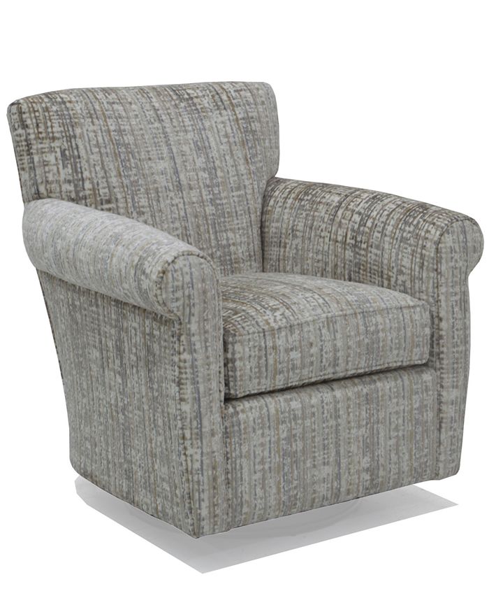 Furniture - Zaniel 35" Fabric Accent Swivel Chair