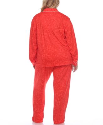 Women's Plus Size Pajama Set, 2 Piece