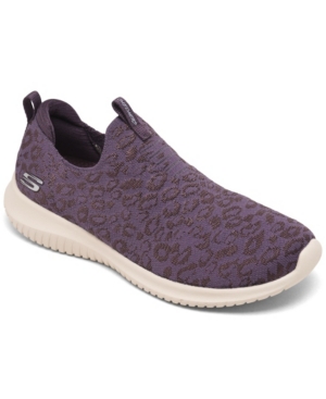 image of Skechers Women-s Ultra Flex - Wild Journey Slip-On Walking Sneakers from Finish Line