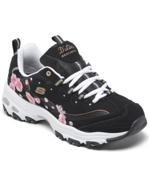 image of Skechers Women-s D-Lites - Soft Blossom Walking Sneakers from Finish Line