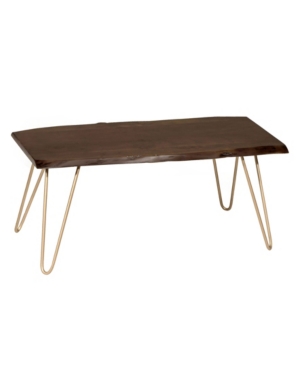 CAROLINA CLASSICS STEVI LIVE EDGE COFFEE TABLE OR BENCH