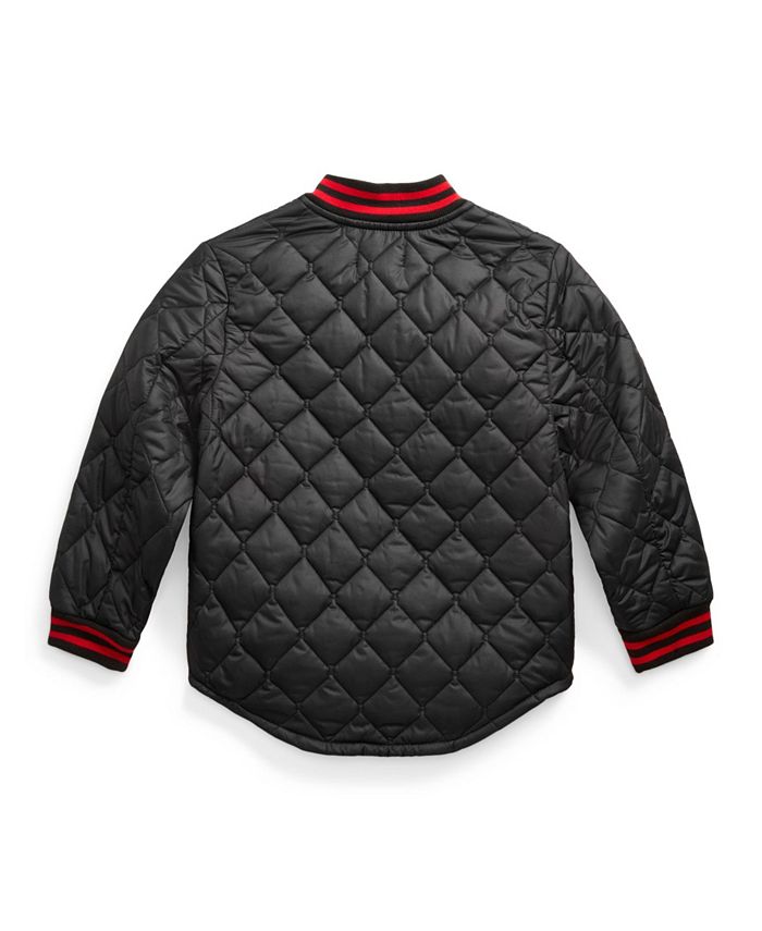 Polo Ralph Lauren Toddler Boys Water Resistant Quilted Baseball Jacket