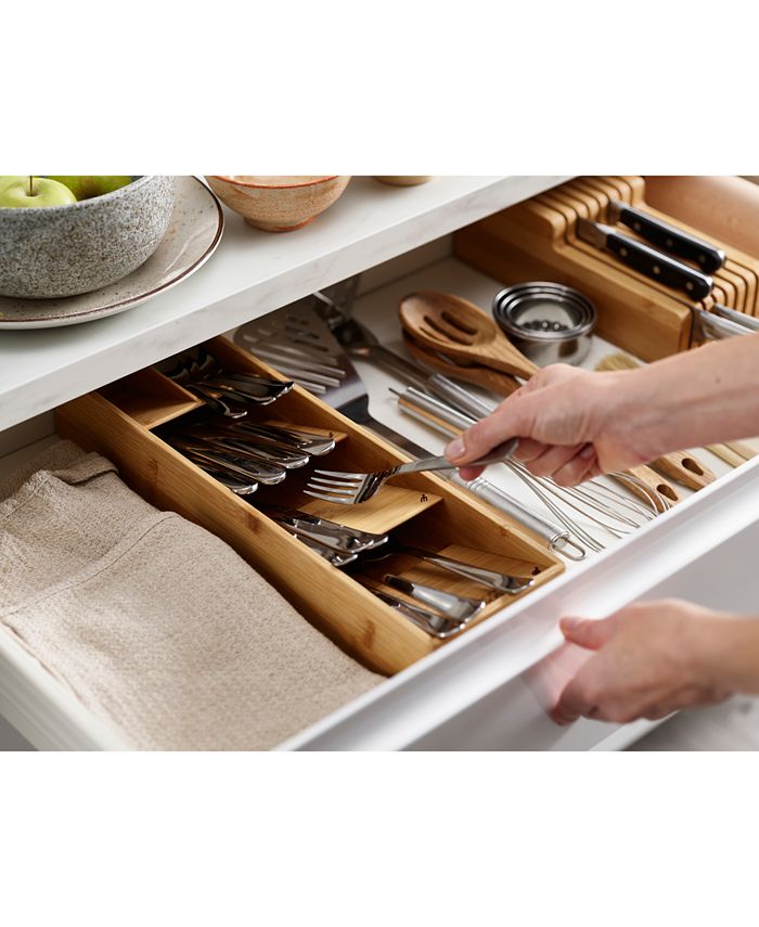 Joseph Joseph DrawerStore™ Bamboo Compact Cutlery Organizer Macy's