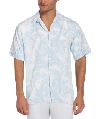 Cubavera - Men's Leaf-Print Shirt
