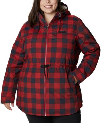 plus size columbia chatfield hill hooded anorak jacket