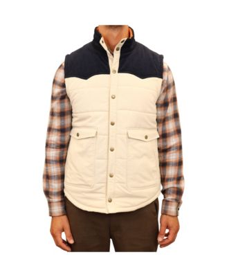 mens western quilted vest