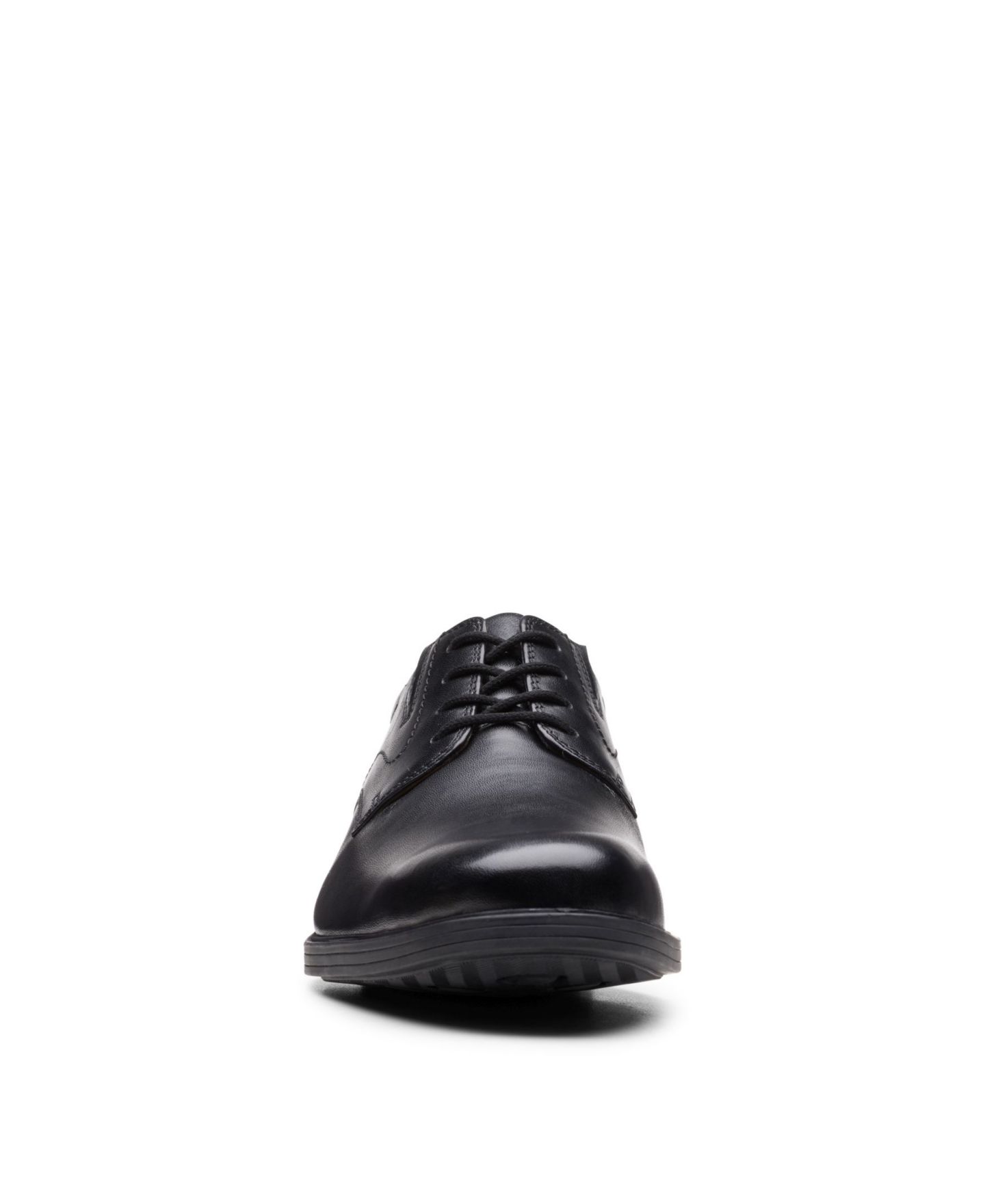 Мужские лоферы Clarks Men's Whiddon Plain Oxfords, цвет: Чёрный кожаный — фото 4