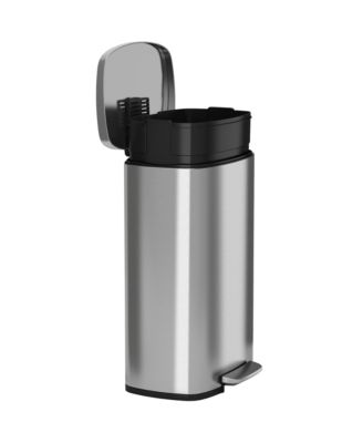 SoftStep Stainless Steel Trash Can with Odor Filter