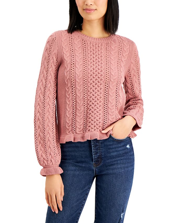 Macy Ruffle Sweater main image 1