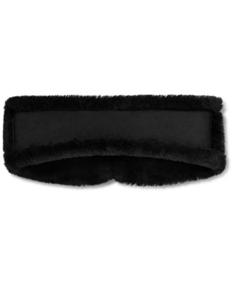 UGG® Suede and Sheepskin Headband - Macy display picture 2