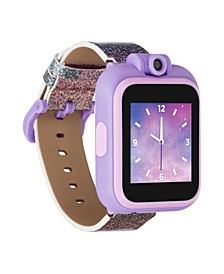 Kid's 2 Pink and Purple Glitter Tpu Strap Smart Watch 41mm