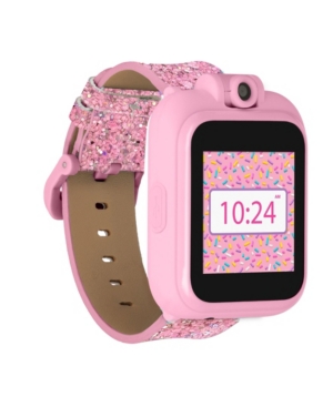 Itouch Kid's Playzoom 2 Blush Glitter Tpu Strap Smart Watch 41mm In Open Pink