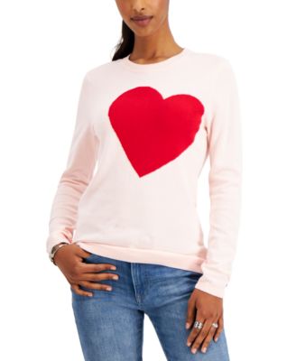 tommy hilfiger heart jumper