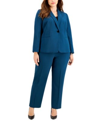 Le Suit Plus Size One-button Pant Suit 