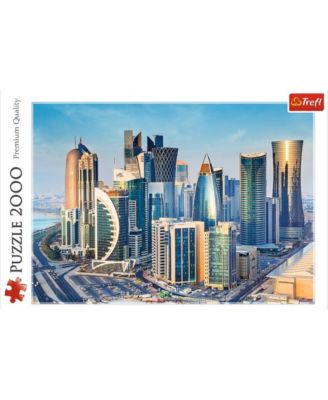 Trefl 2000-Piece Puzzle - Doha, Capital Of Qatar - High-Quality Reflective Paper, Made In Poland