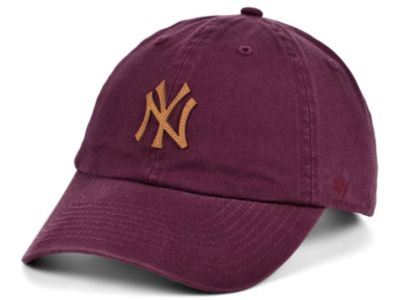 '47 Brand - New York Yankees Double Faux-Leather Clean Up Cap