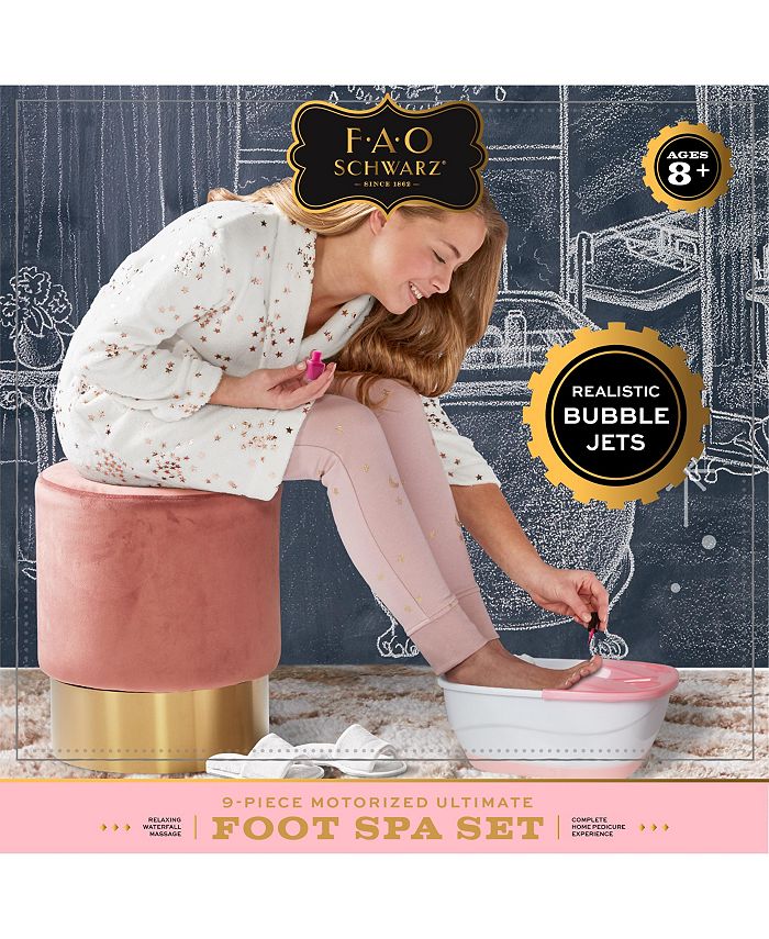 FAO Schwarz Girls Foot Spa Set 9pc Macy's