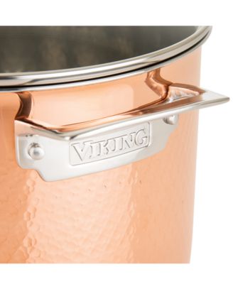3-Ply Hammered Copper Clad 10-Pc. Cookware Set